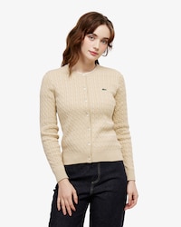 케이블 긴팔 가디건