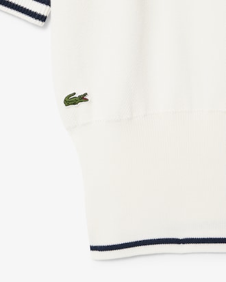 MIF 오픈카라 반팔 스웨터