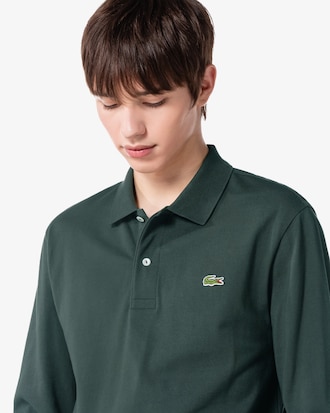 프렌치 레귤러핏 긴팔 베이직 폴로