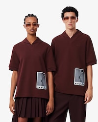 슬릿 디테일 오버사이즈 폴로