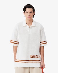 남성 타월링 자카드 니트 폴로