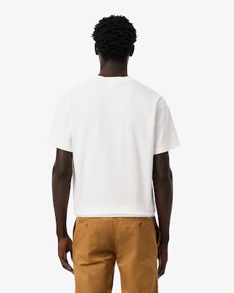 라코스테 뱃지 반팔 티셔츠