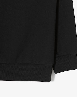 베이직 반집업 스웻셔츠