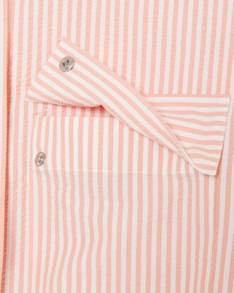 스트라이프 시어서커 라이트 점퍼