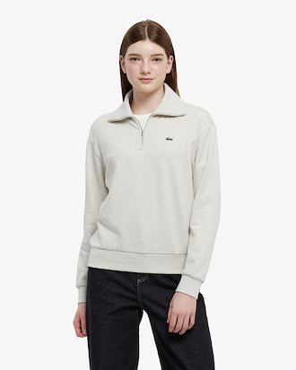 하프집업 스웻셔츠