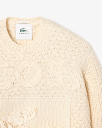 Lemarie 패치워크 크루넥 스웨터