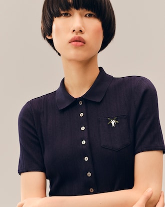 포인텔 폴로 반팔 드레스