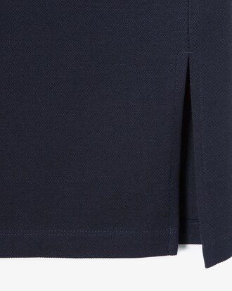 슬림핏 롱기장 피케 드레스