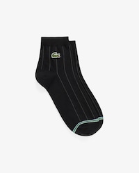 립조직 세로 스트라이프 앵클 양말
