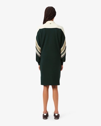 MIF 베트윙 소매 폴로 드레스