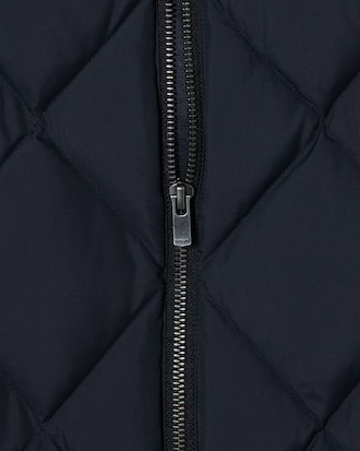 다이아 퀼팅 다운 베스트