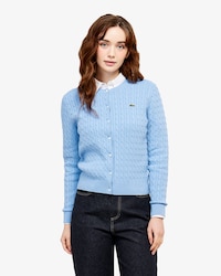 케이블 긴팔 가디건