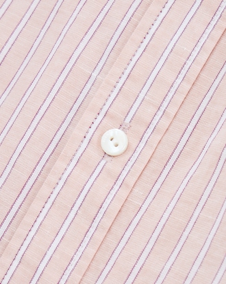 코튼 린넨 크롭 셔츠
