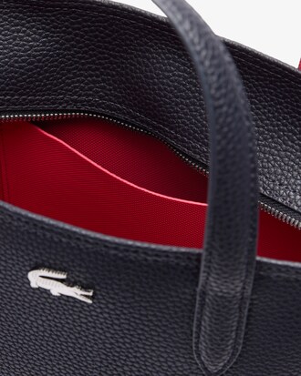 안나 탑지퍼 세로형 크로스백