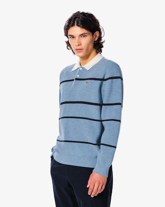 립조직 럭비 스웨터 폴로셔츠