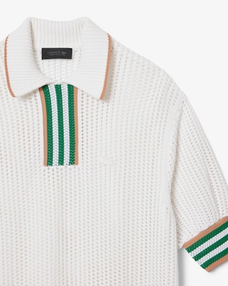 오버사이즈 니트 시스루 롱 드레스