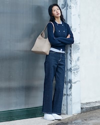 마이 라코스테 버티컬 쇼핑백