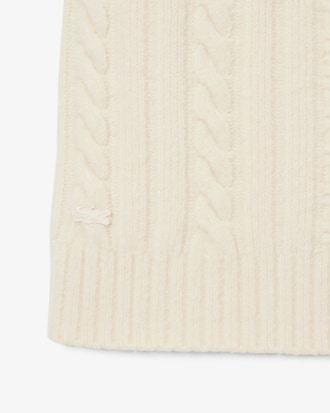 울혼방 케이블 스웨터 드레스