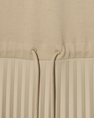 플리츠 반팔 폴로 드레스