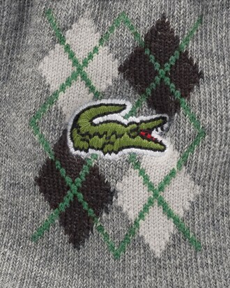 남성 아가일 앵클 양말