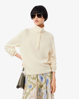 카디드울 하프버튼 스웨터