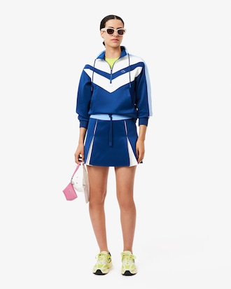 컬러블럭 하프짚업 스웻셔츠