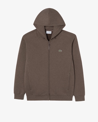 시그니처 테크니컬 피케 후드 집업