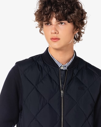 다이아 퀼팅 다운 베스트