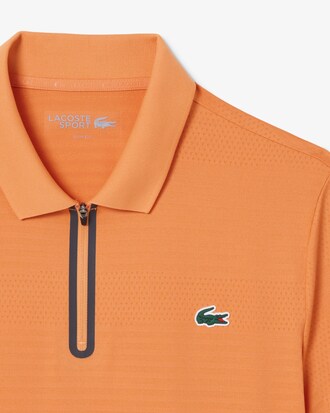 테니스 플레이어 반집업 반팔 폴로 셔츠