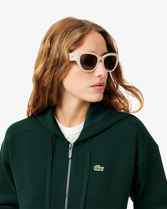 더블페이스 피케 후드짚업