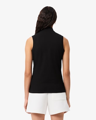 슬림핏 슬리브리스 폴로 셔츠