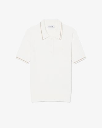 티핑 케이블 스웨터 폴로 셔츠