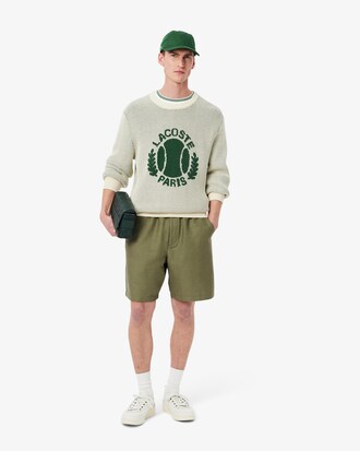 린넨 혼방 밴딩 쇼츠