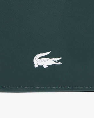 런웨이 쇼 프린트 레더 러기지 태그