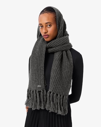 울 롱 니트 머플러