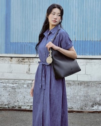 마이 라코스테 버티컬 쇼핑백