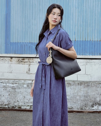 마이 라코스테 버티컬 쇼핑백