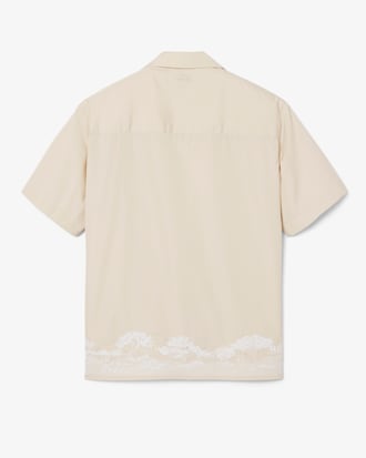 유니섹스 하와이안 칼라 박시 셔츠