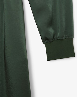 플루이드 지퍼 디테일 드레스