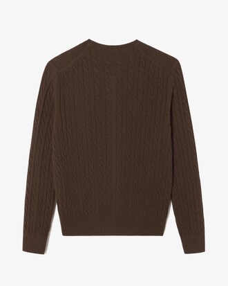 케이블 크루넥 가디건