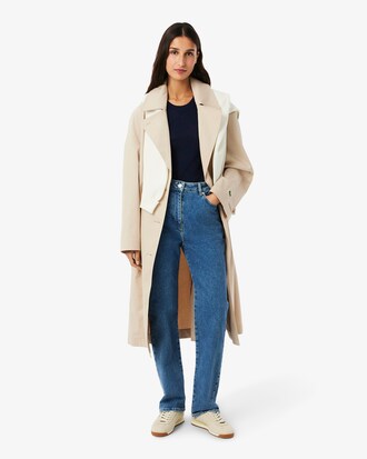 파인 메리노울 슬리브리스 스웨터