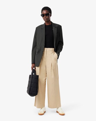 립조직 슬림핏 반팔 티셔츠