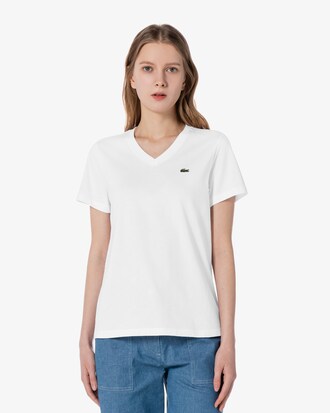 베이직 브이넥 반팔 티셔츠