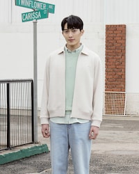 카라 스웻 점퍼