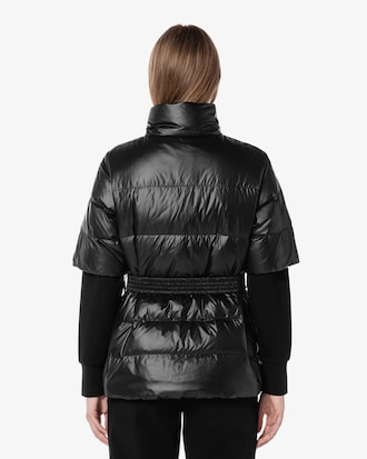 기능성 반팔 다운 점퍼