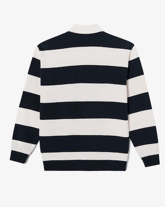 폴로 카라 컬러블록 스웻 셔츠