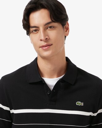 CHEST 스트라이프 오픈카라 폴로