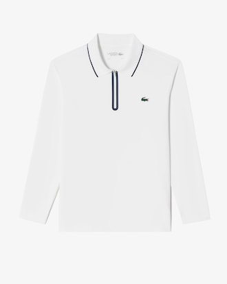 베이직 긴팔 반집업 폴로