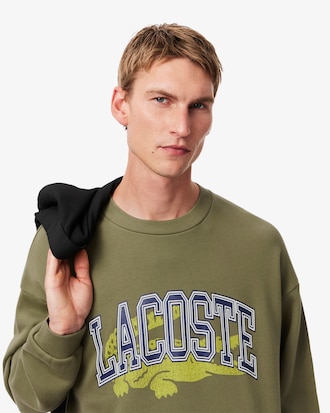 라코스테 레터링 스웻셔츠
