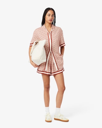 여성 베이스샷 프로 레더 스니커즈